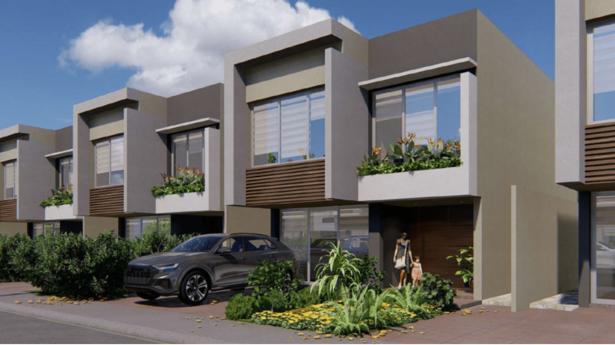 Casas Modernas en Urbanización Residencial - Miniatura 2