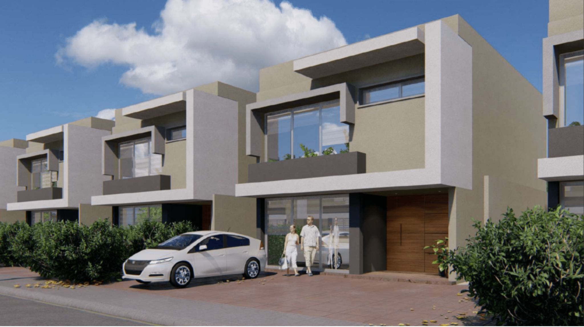 Casas Modernas en Urbanización Residencial
