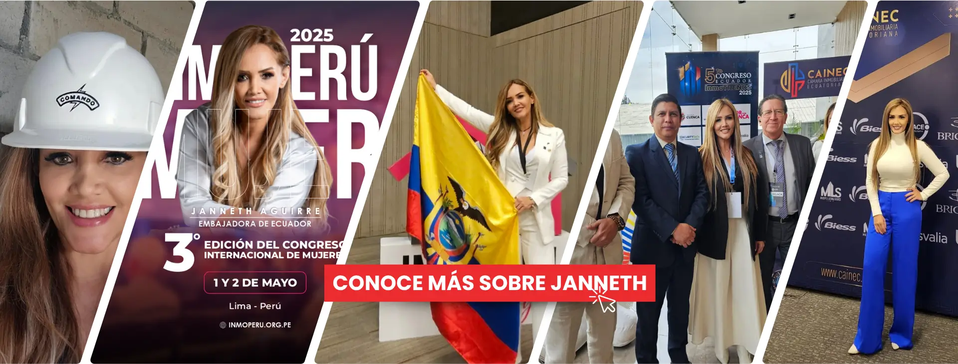 Janneth Aguirre - Embajadora de Ecuador en el 3° Congreso Internacional de Mujeres 2025 en Lima, Perú